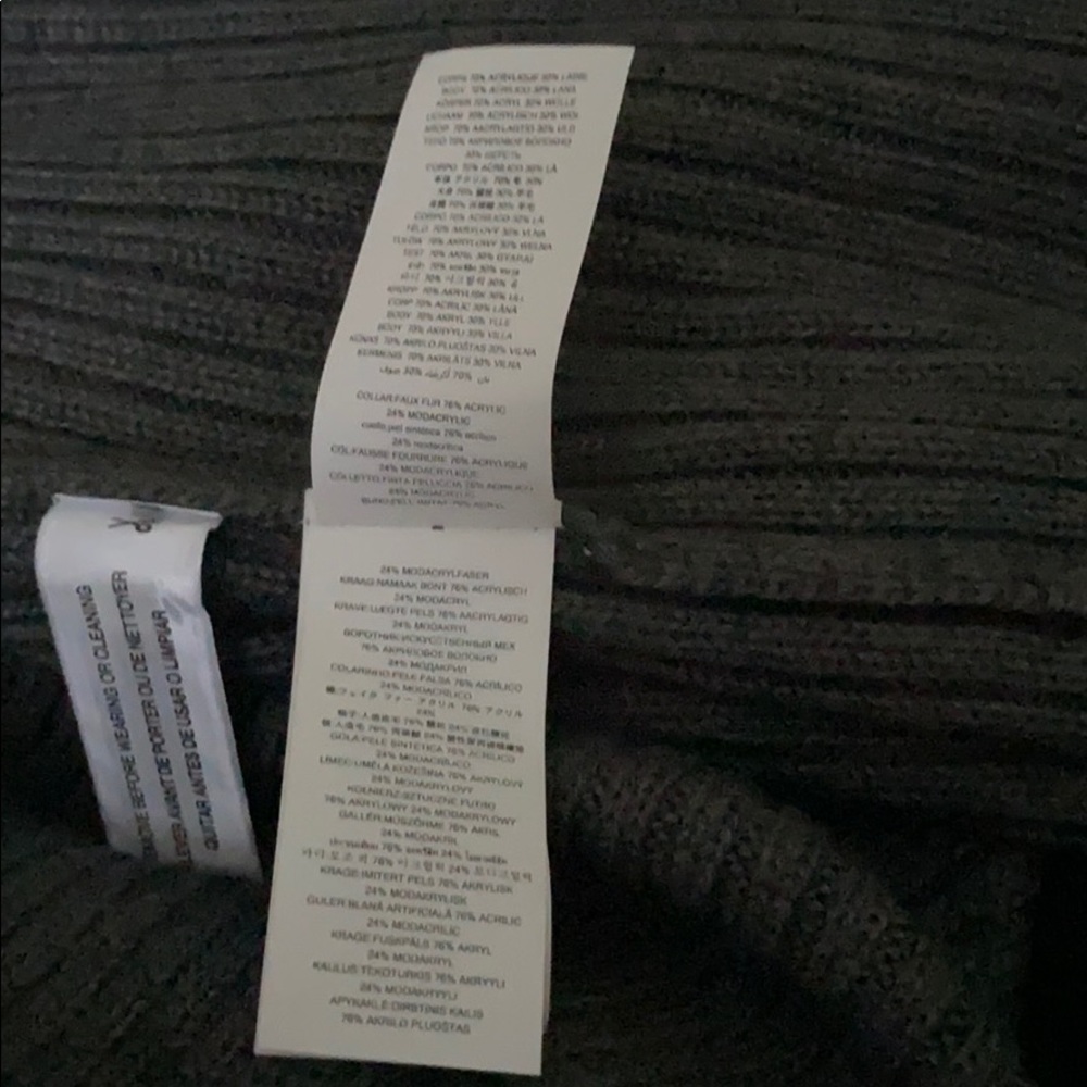 Michael Kors Women’s Faux Fur Cardigan Derby - Picture 13 of 14